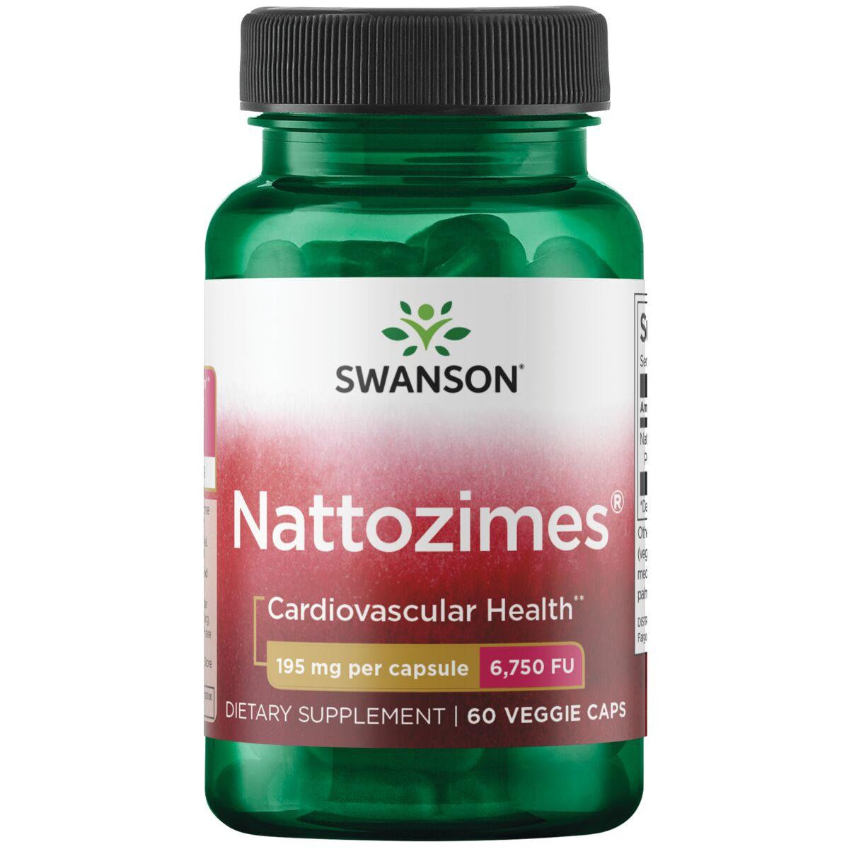 Swanson Ultra Nattozimes Supplement Vitamin | 195 mg | 60 Veg Caps