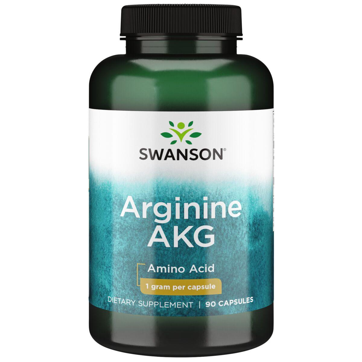 Swanson Ultra Arginine Akg Supplement Vitamin | 1 G | 90 Caps