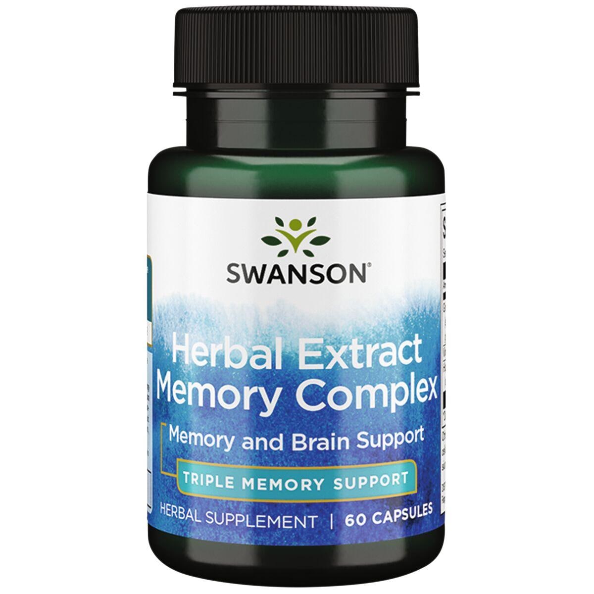 Swanson Ultra Herbal Extract Memory Complex Vitamin | 60 Caps
