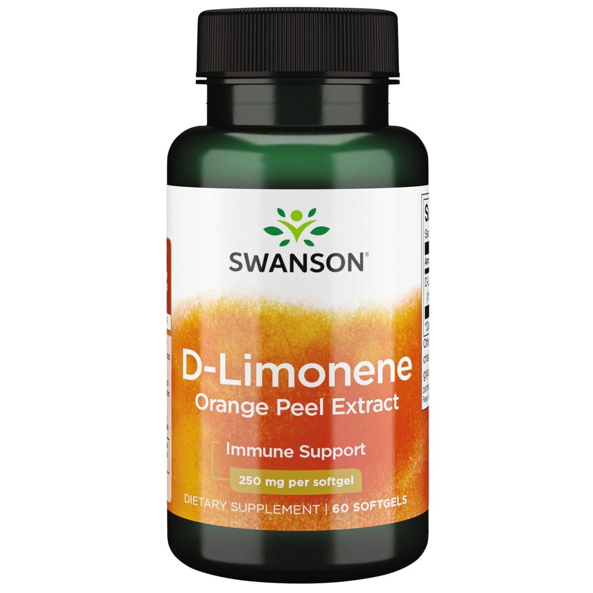 Swanson Ultra D-Limonene Orange Peel Extract Vitamin | 250 mg | 60 Soft Gels