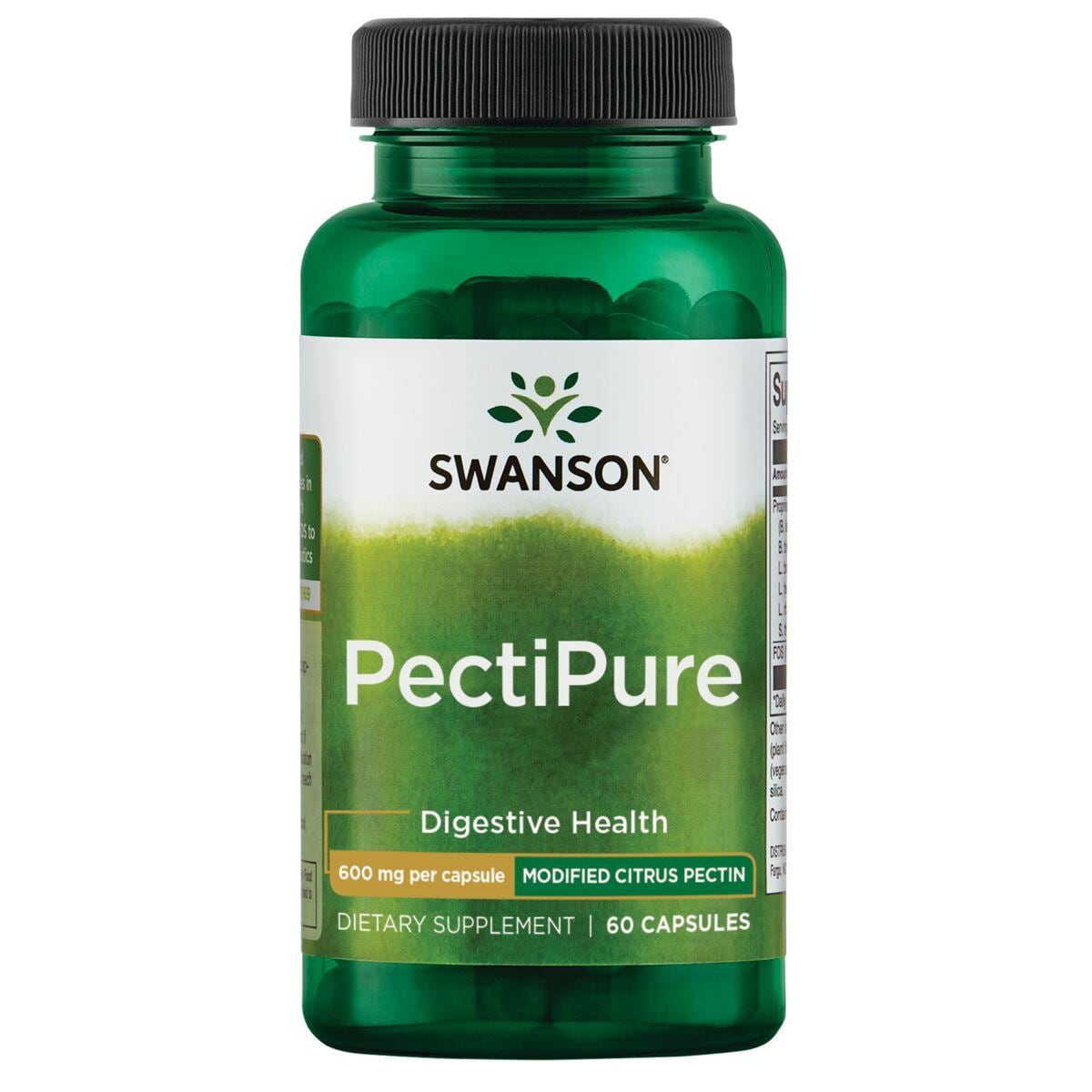 Swanson Ultra Pectipure Modified Citrus Pectin Vitamin | 600 mg | 60 Caps