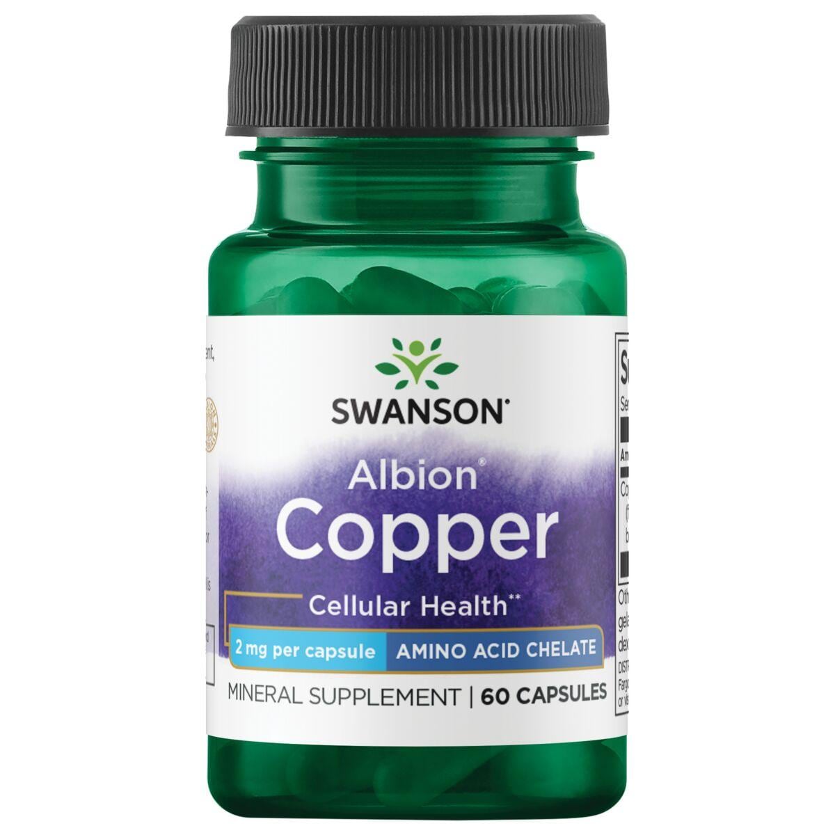 Swanson Ultra Albion Copper Vitamin 2 mg 60 Caps