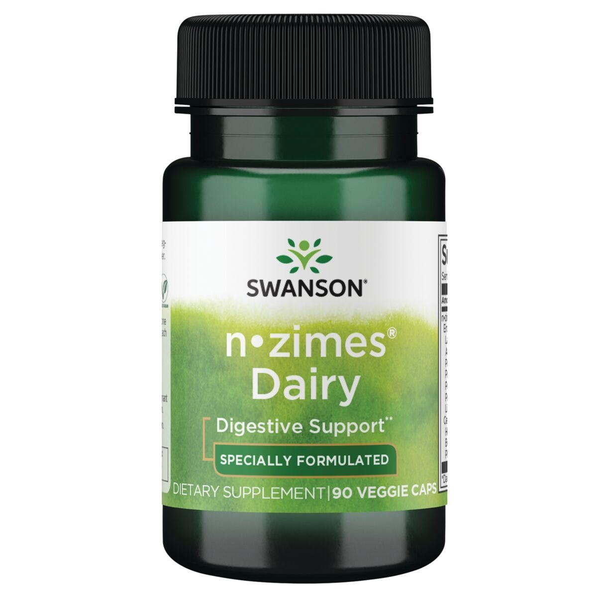 Swanson Ultra n-zimes Dairy Supplement Vitamin | 90 Veg Caps