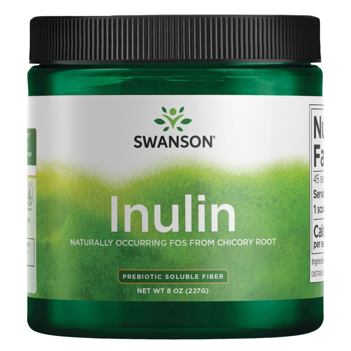 Swanson Ultra Inulin - Prebiotic Soluble Fiber Supplement Vitamin | 8 oz Powder | Probiotics