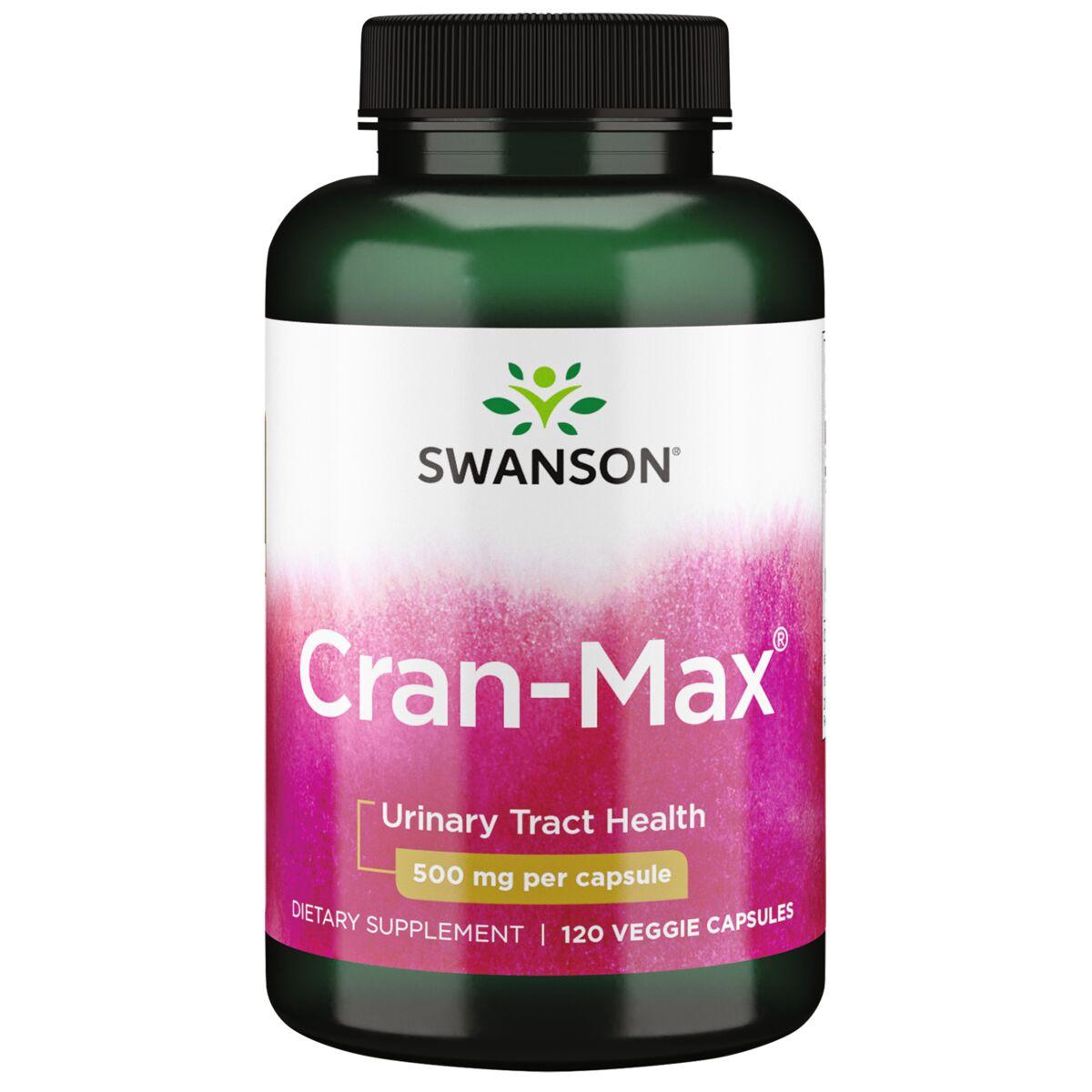 Swanson Ultra Cran-Max Vitamin | 500 mg | 120 Veg Caps | Herbs and Supplements