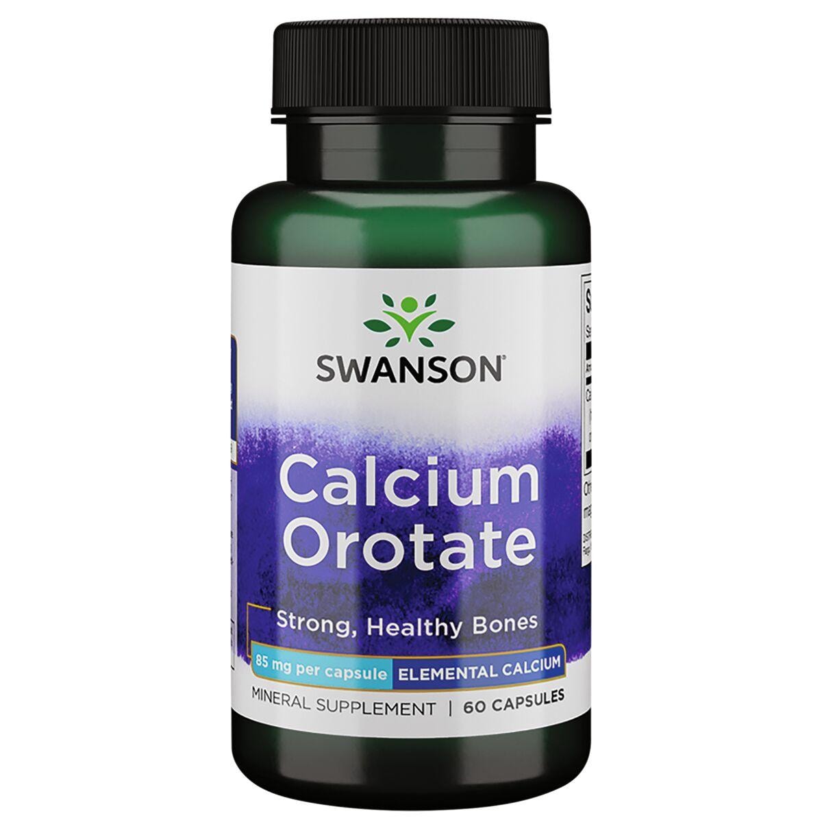 Swanson Ultra Calcium Orotate Vitamin | 85 mg | 60 Caps