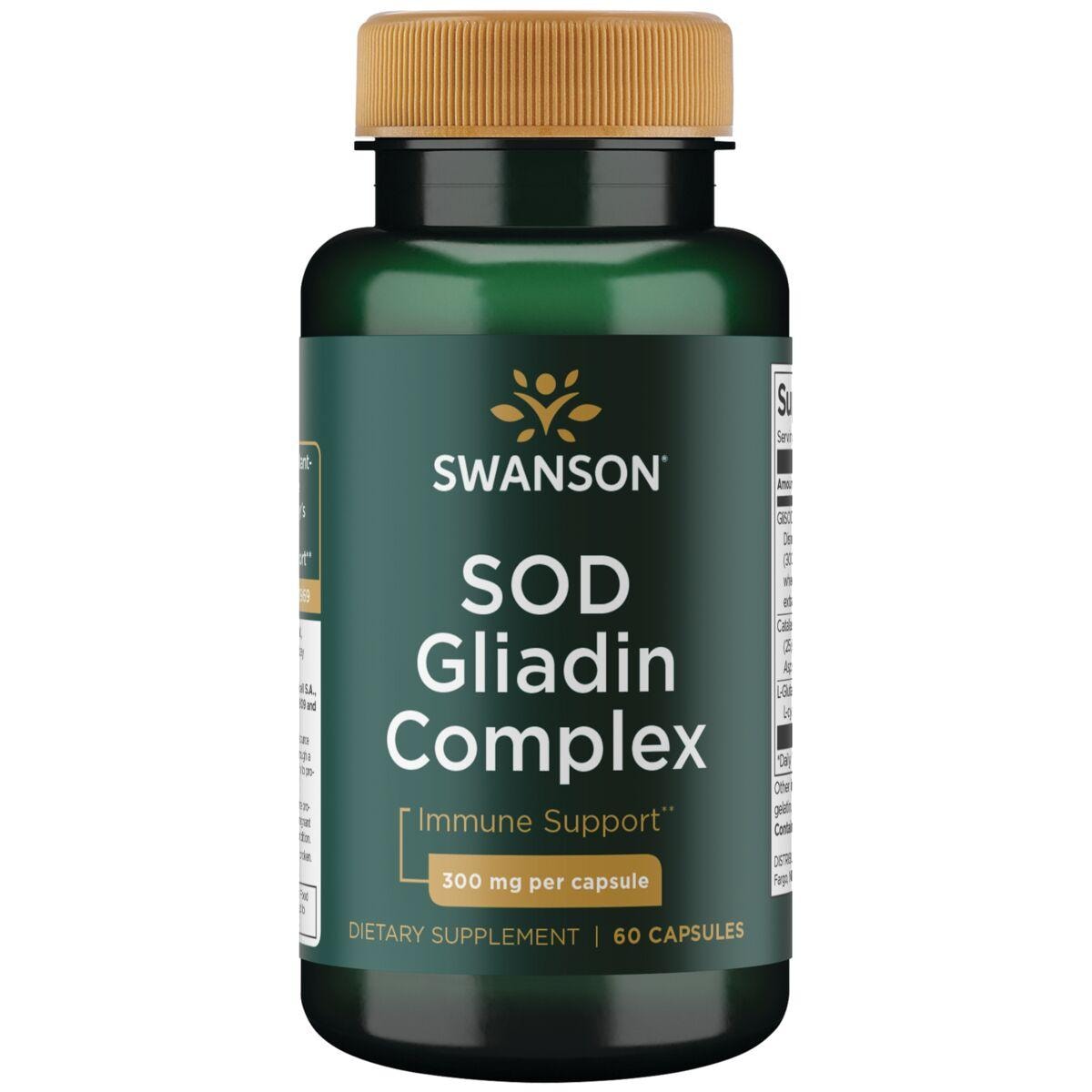 Swanson Ultra Sod Gliadin Complex Supplement Vitamin | 300 mg | 60 Caps