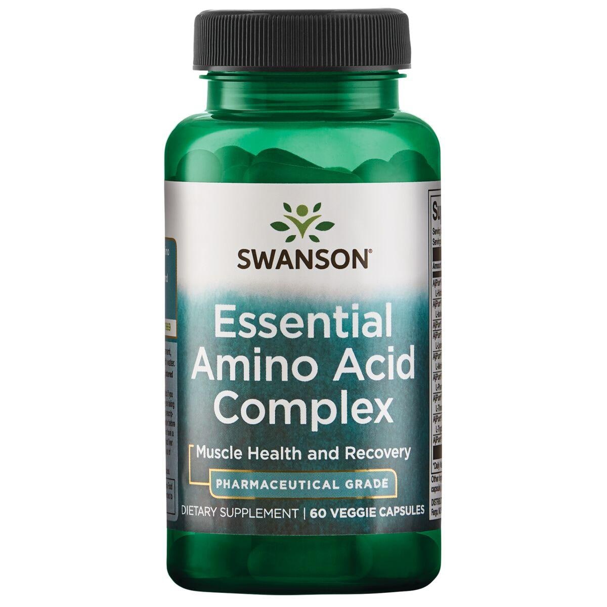 Swanson Ultra Essential Amino Acid Complex - Pharmaceutical Grade Supplement Vitamin | 60 Veg Caps