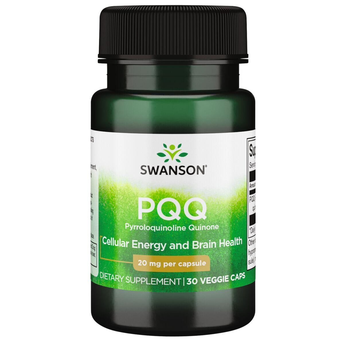 Swanson Ultra Pqq Pyrroloquinoline Quinone Supplement Vitamin | 20 mg | 30 Veg Caps