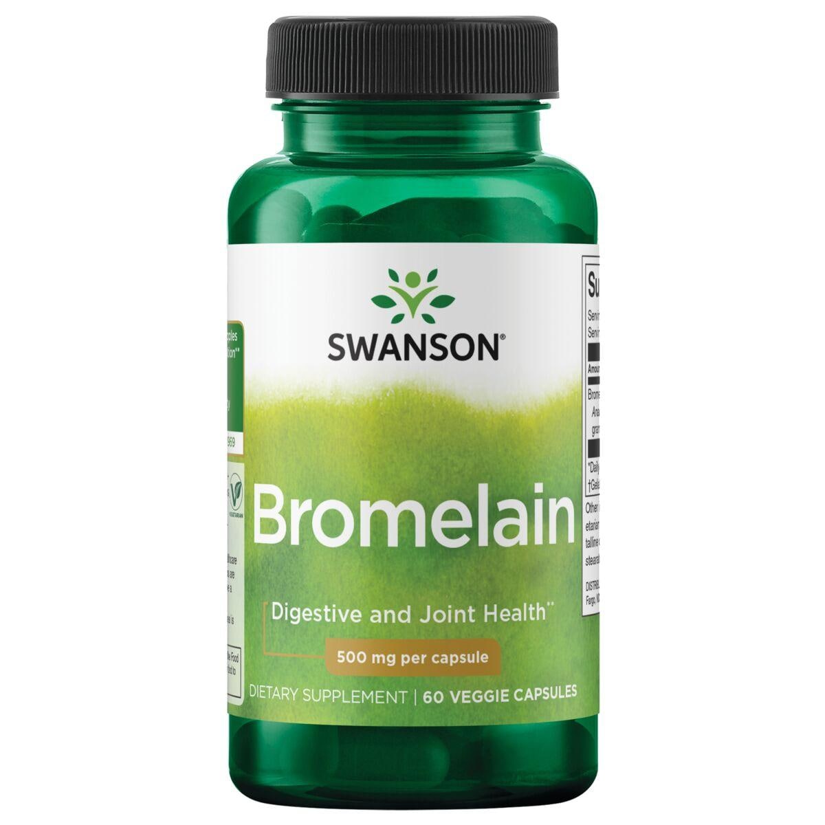 Swanson Ultra Bromelain Supplement Vitamin | 500 mg | 60 Veg Caps