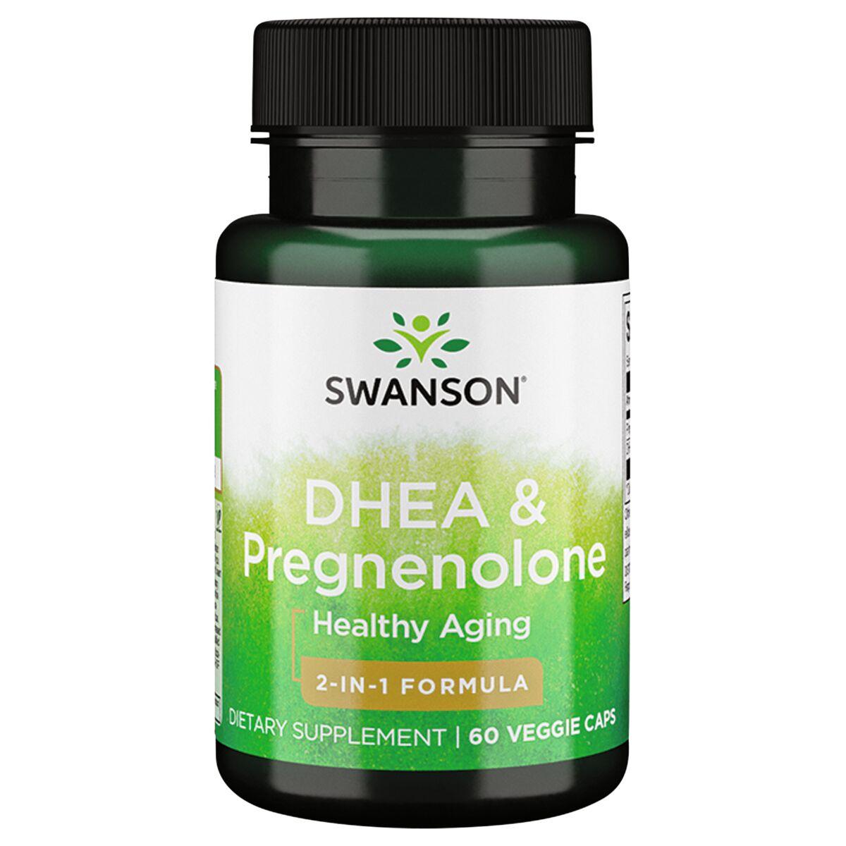 Swanson Ultra Dhea and Pregnenolone Vitamin | 60 Veg Caps