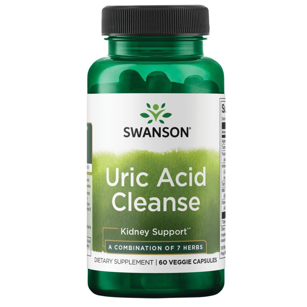 Swanson Ultra Uric Acid Cleanse Vitamin | 60 Veg Caps