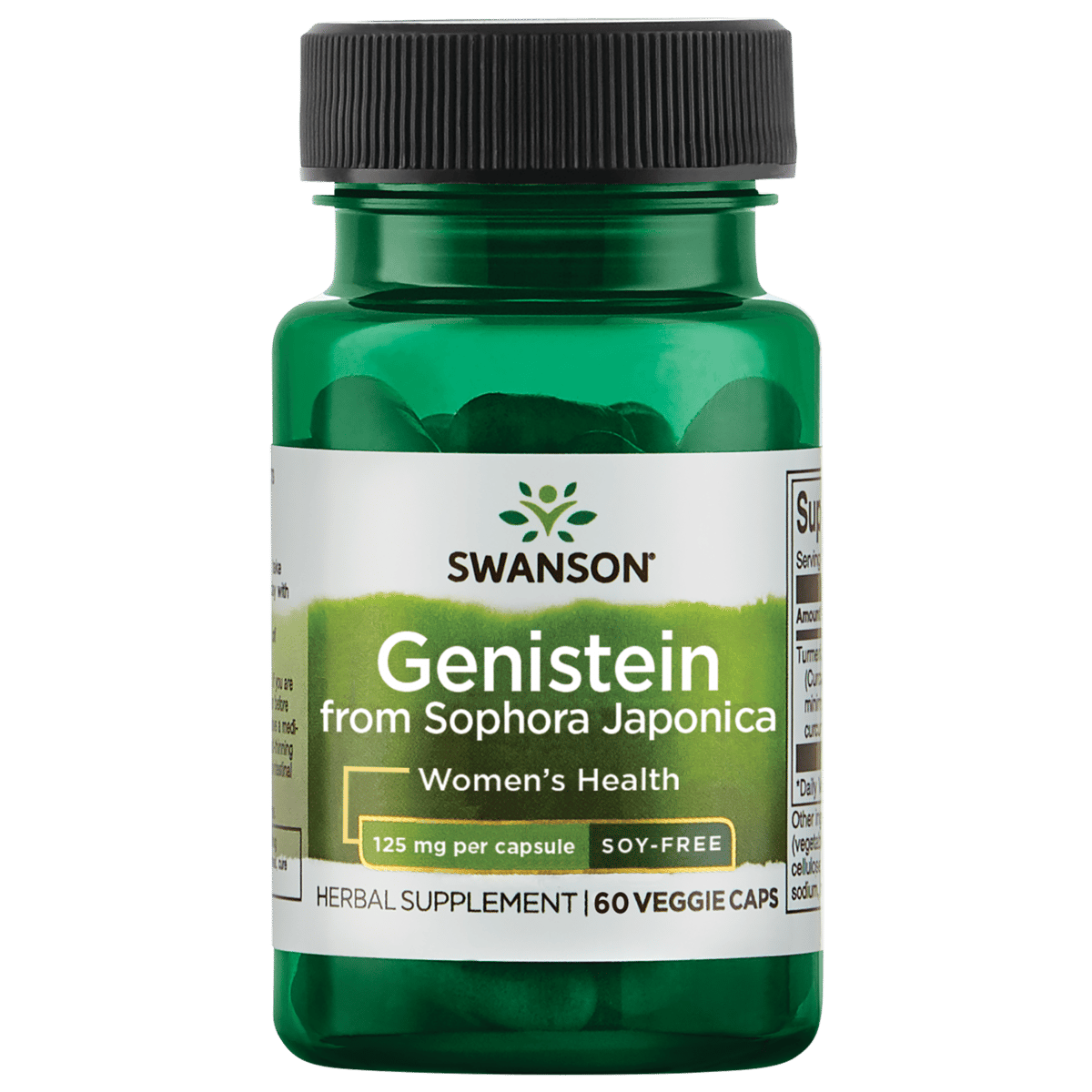 Swanson Genistein from Sophora Japonica 125 mg60 Veggie Capsules