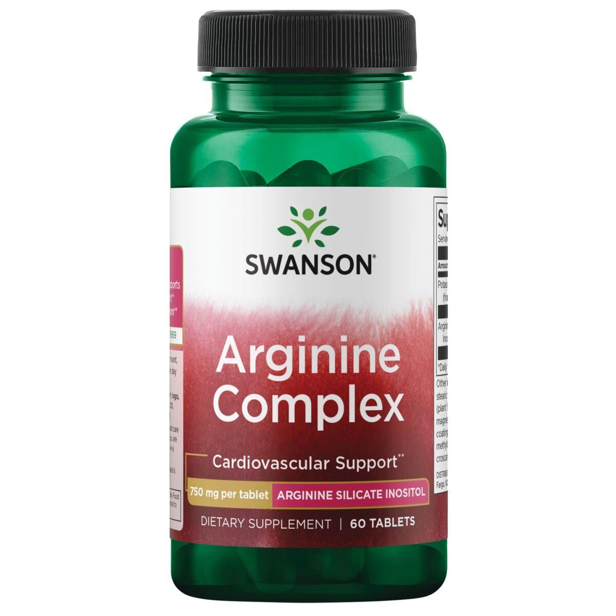 Swanson Ultra Arginine Complex Supplement Vitamin | 750 mg | 60 Tabs