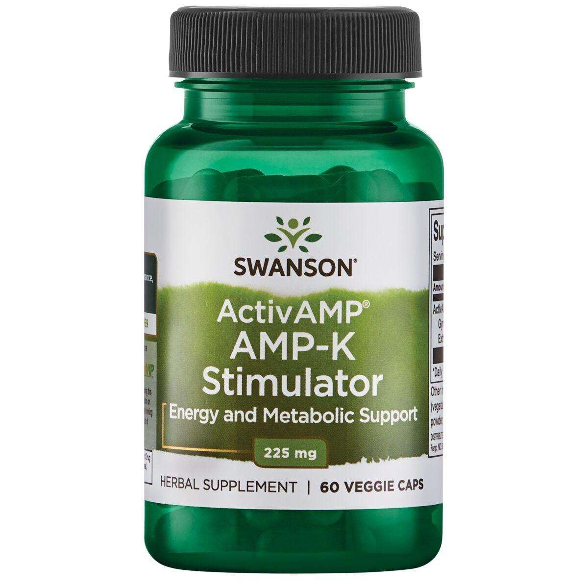 Swanson Ultra Activamp Amp-K Stimulator Vitamin | 225 mg | 60 Veg Caps