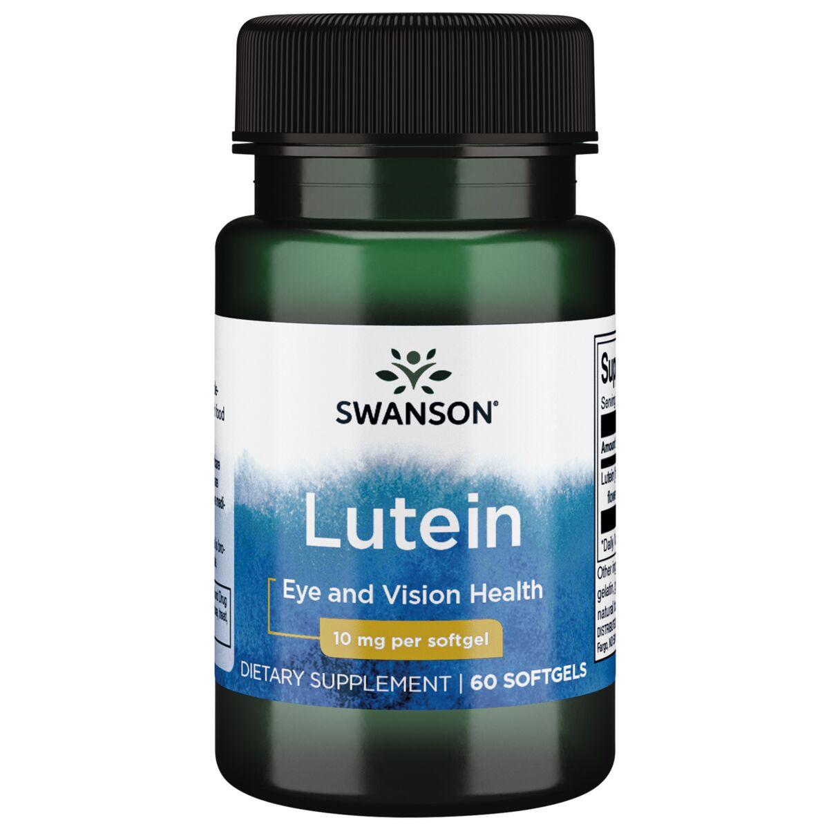 Swanson Ultra Lutein Vitamin | 10 mg | 60 Soft Gels