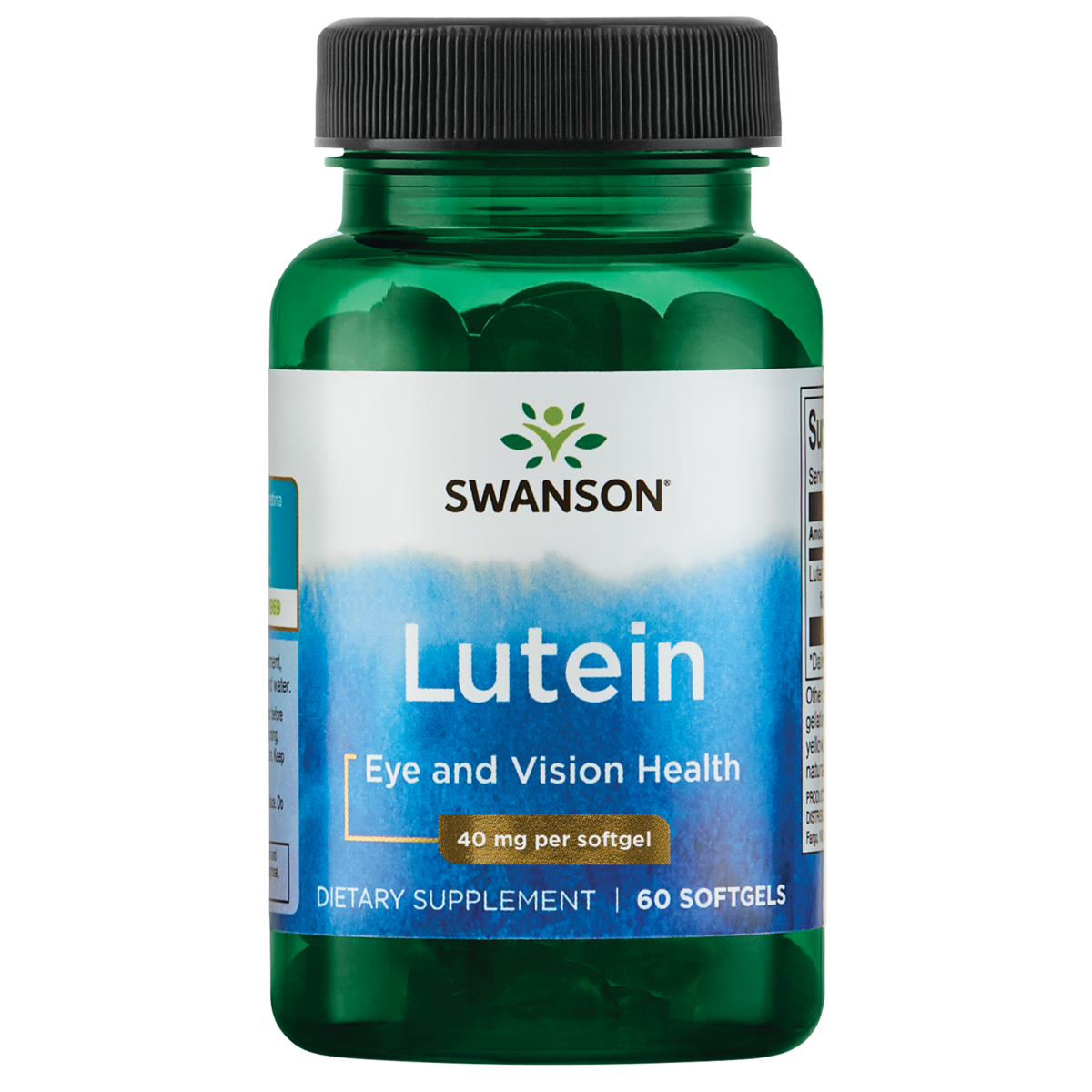 Swanson Lutein Softgels, 40 мг, 60 шт.