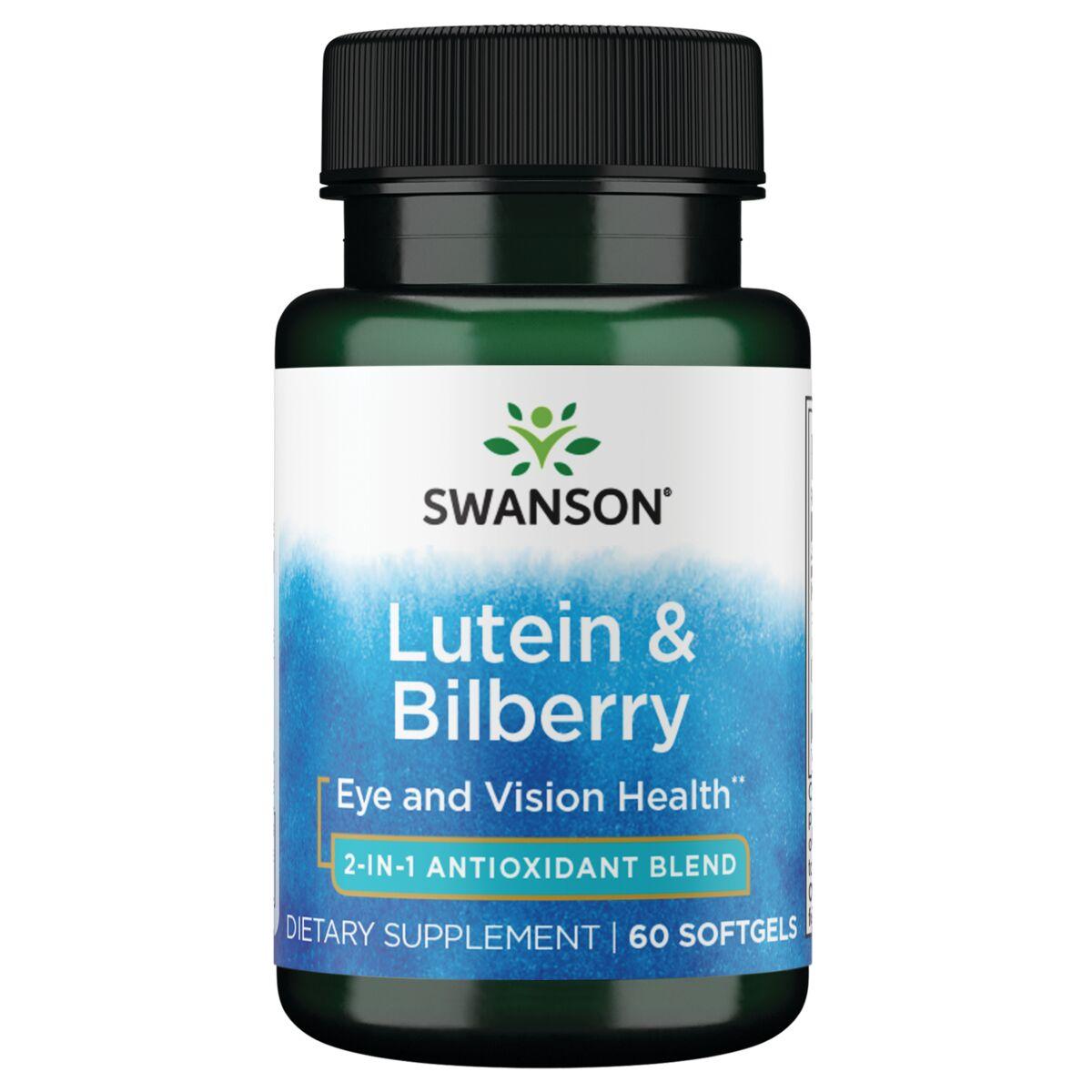 Swanson Ultra Lutein & Bilberry Vitamin | 60 Soft Gels