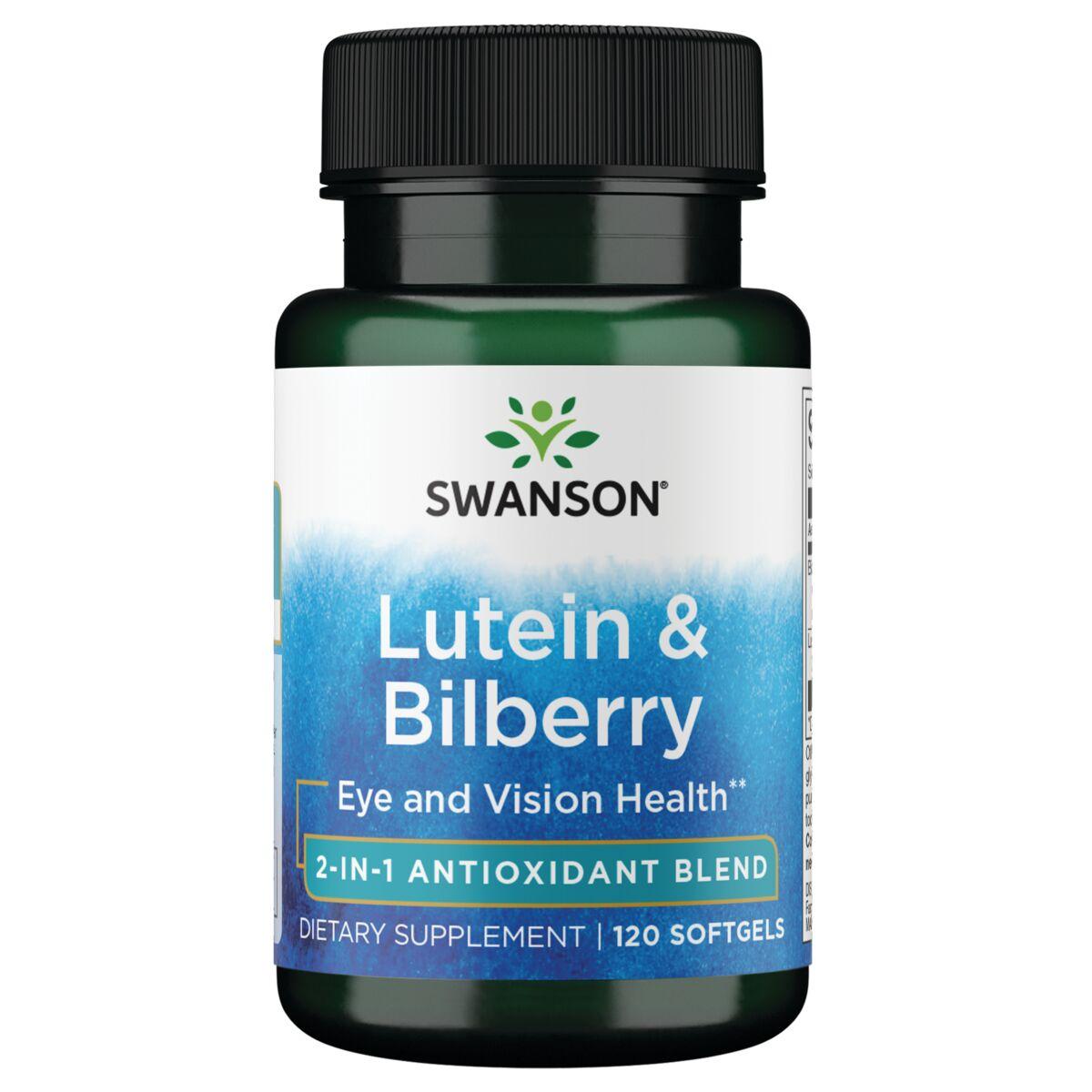 Swanson Ultra Lutein & Bilberry Vitamin | 120 Soft Gels