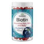 Swanson Premium Biotin Gummies - Blueberry