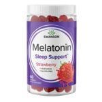 Swanson Premium Melatonin Gummies - Strawberry