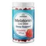 Swanson Premium Melatonin Low Dose Gummies - Strawberry