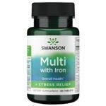 Swanson Premium Multi with Iron + Stress Relief