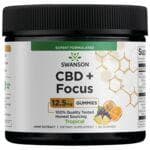 Swanson Vitamins CBD + Focus Gummies - Tropical