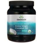 Swanson Organic Certified 100% Organic Extra Virgin Coconut Oil - Cold Pressed
