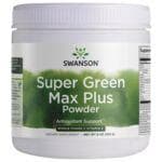 Swanson GreenFoods Formulas Super Green Max Plus Powder - Whole Foods + Vitamin E