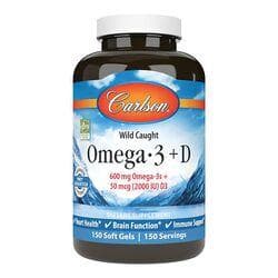 Carlson Omega 3 + D