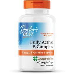 Doctor's Best Fully Active B Complex With Quatrefolic 60 Veg Caps ...