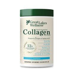 Great Lakes Wellness Grass-Fed Bovine Collagen Peptides - Vanilla
