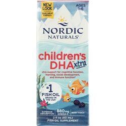 Nordic Naturals Children's DHA Xtra Liquid, Berry Punch, 880 Mg, 2
