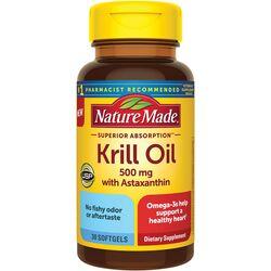 Swanson Aceite de krill 100% puro, 500 miligramos 60 Sgels