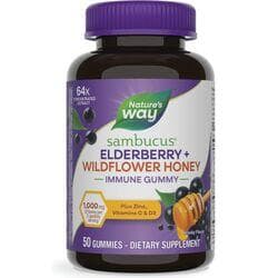 Nature's Way Sambucus Elderberry + Wildflower Honey Immune Gummy