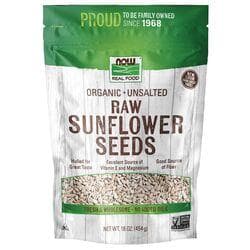 NOW Foods Organic Unsalted Raw Sunflower Seeds