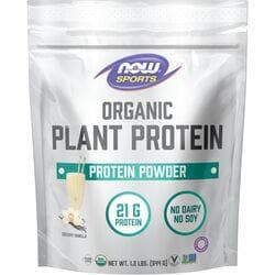 NOW Foods Organic Plant Protein Powder - Creamy Vanilla