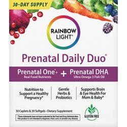 Rainbow Light Prenatal Daily Duo Multivitamin and DHA