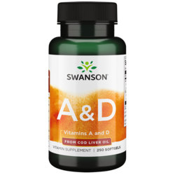 Swanson premium vitamin A D 500 gels