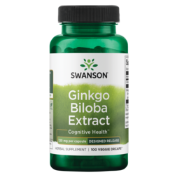 SWanson ultra delayed release ginkgo 120mg 100 tablets