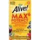 Alive! Max6 Potency Multivitamin - No Added Iron