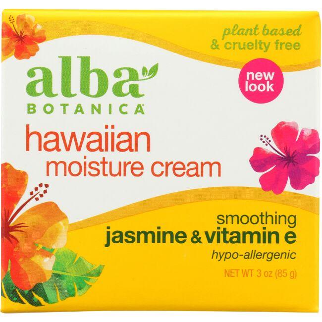 Alba Botanica Hawaiian Moisture Cream - Smoothing Jasmine & Vitamin E 3 oz Cream