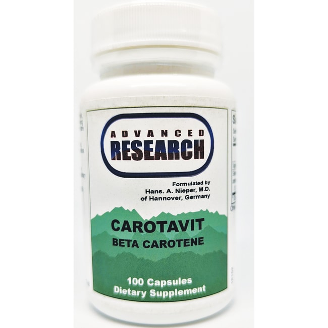 Передовые исследования/носители питательных веществ Carotavit Beta Carotene 100 Caps