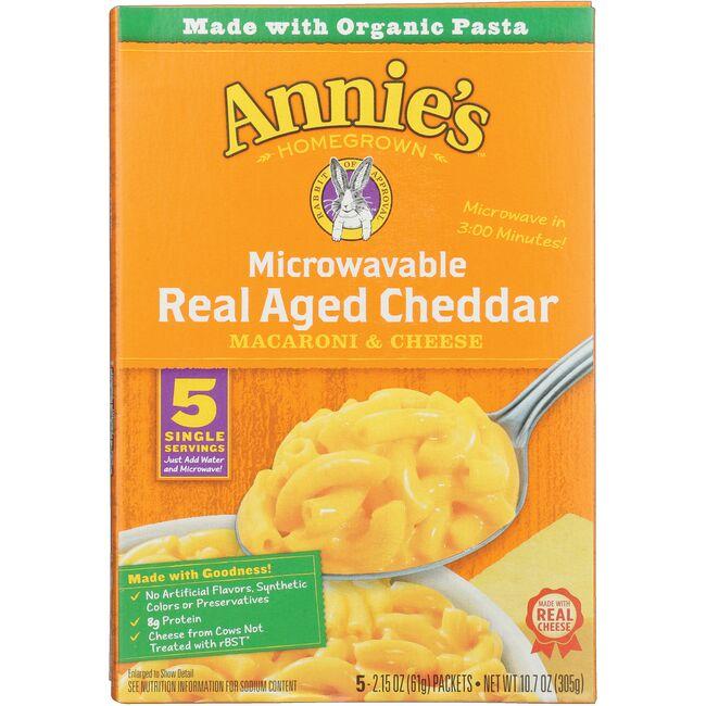 Microwavable Real Aged Cheddar Macaroni & Cheese