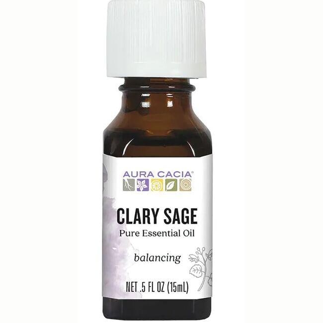 Aura Cacia Clary Sage 0.5 fl oz Liquid Essential Oils