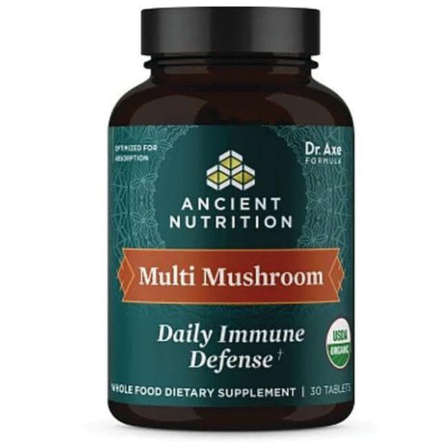 Ancient Nutrition Multi Mushroom Vitamin | 30 Tabs | Herbs and Supplements