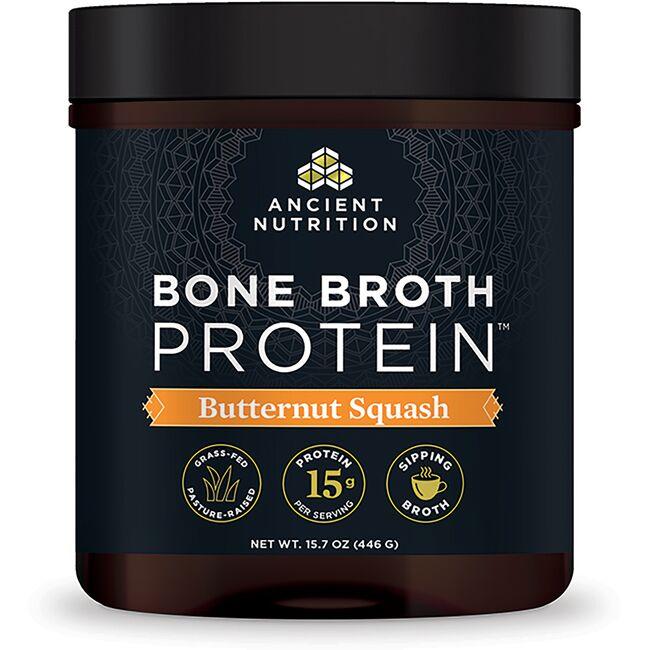 Ancient Nutrition Bone Broth Protein - Butternut Squash Vitamin | 15.7 oz Powder