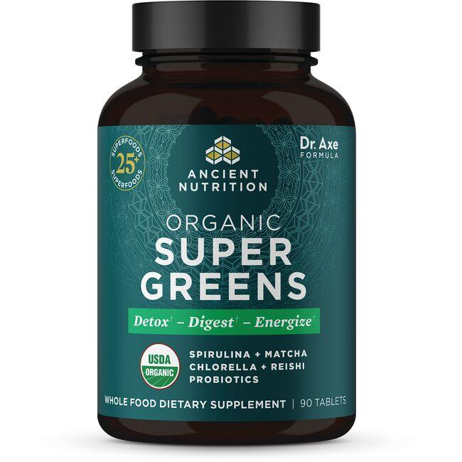 Ancient Nutrition Organic Super Greens Supplement Vitamin | 90 Tabs