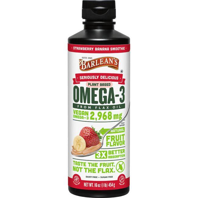 Plant Based Omega-3 - Strawberry Banana Smoothie